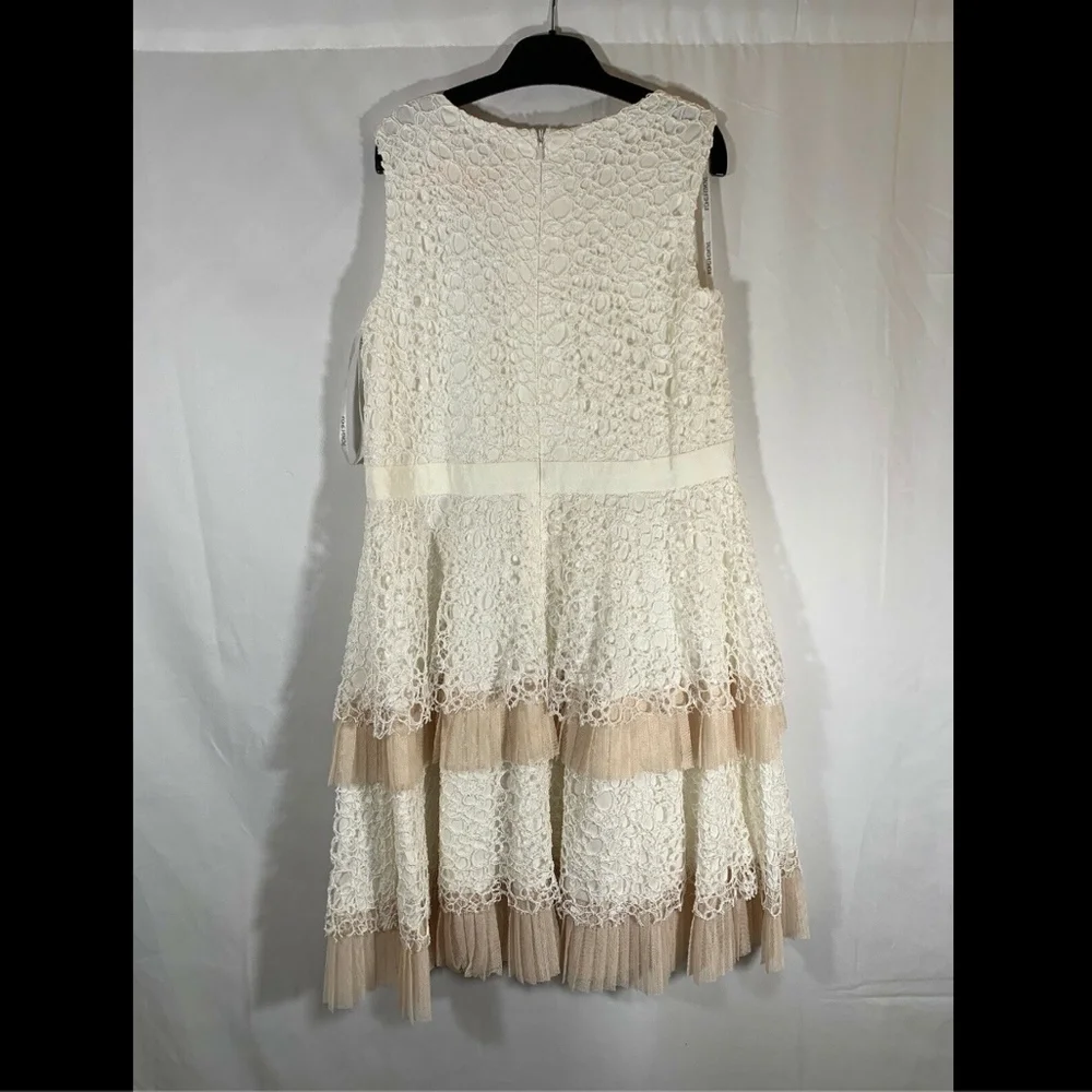 NEW‎ $248 Tadashi Shoji Kids Buttercup Lace Dress in Ivory [Girls SZ 10 ]